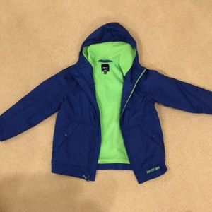 Gap fleece line rain jacket